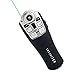 INFINITER Gyro Mouse Green Laser Presenter, Powered by 2 AAA batteries - INCLUDED! (LR-12GR Pro) with a draw function to underline within a PowerPoint presentation