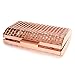 two the nines Womens Gold Clutch Evening Bag Hollow Out Cage Clutch Purse Party Ball Prom, Rose Gold