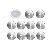 Vranky 10 PCS 60mm Steel Rotary Blades for Fits Olfa/Fiskar/Martelli/Truecut