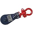 4 Ton Snatch Block with Swivel Shackle 4-1/2 in. Single Sheave