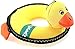 ZippyPaws - Floaterz, Outdoor Floating Squeaker Dog Toy - Duck, Yellow