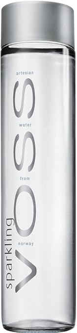 Voss SPARKLING Wasser in Glasflasche 1 x 0,375 Liter