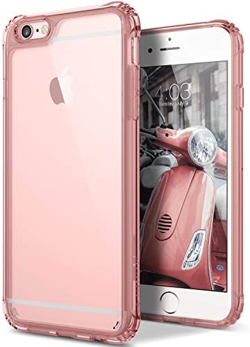 Caseology [Waterfall Series iPhone 6S Plus/iPhone 6 Plus Case - [Transparent/Minimal] - Rose Gold
