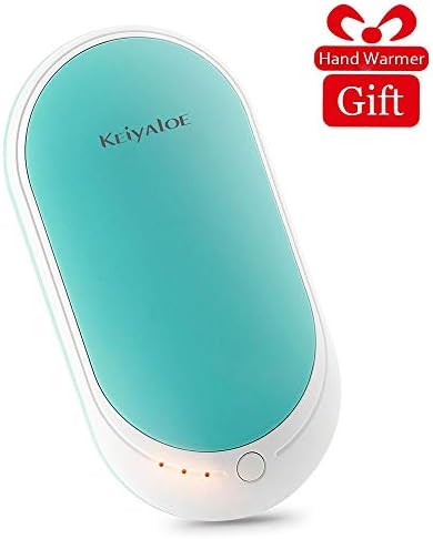 Keiyaloe Rechargeable Hand Warmers, 5200mAh Electric Hand Warmer and Power Bank, Portable Hand Warmers for Outdoor Sports, Best Valentines Gift for Men and Wowen in Cold Winter