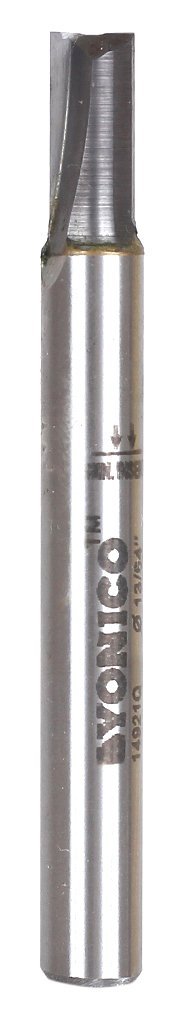 Yonico 14921q 13/64-Inch Solid Carbide Insert Undersized Plywood Router Bit 1/4-Inch Shank