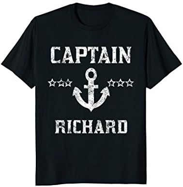 Boat Captain Richard Shirt Family Cruise or Boat Lovers Gift