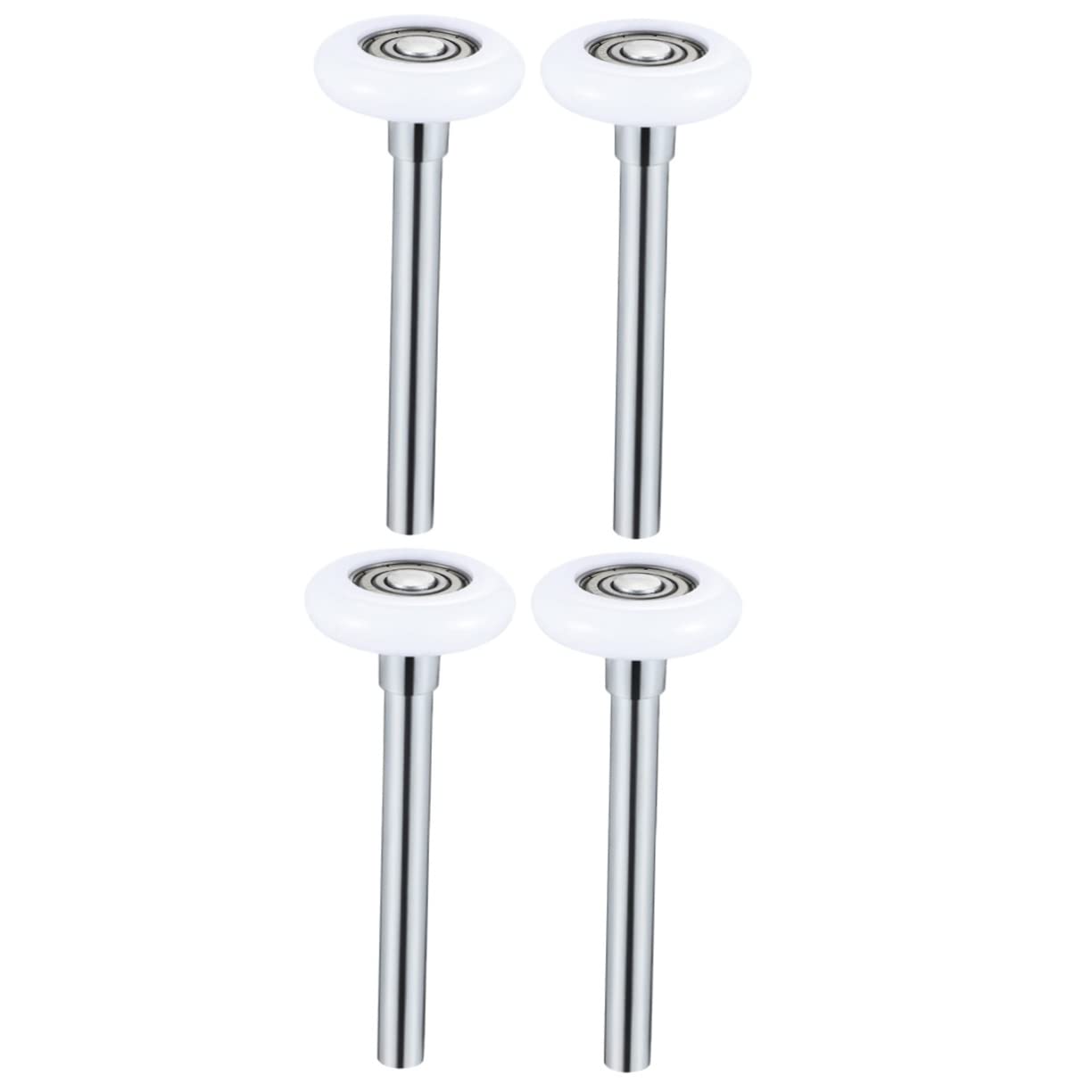 SEWOART 4Pcs Nylon Garage Door Rollers with Stem Replacement Rollers for Smooth Operation and Durability for Garage Door Repair and Maintenance