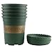 Ogrmar 5PCS 1 Gallon Durable Nursery Pot/Garden Planter Pots/Nursery Plant Container with 5PCS Pallet (1 Gallon) primary