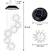 Sun Flower Solar Wind Chimes,gradening Gift for All Father,Stepdad,Grandpa,Husband,mom,Grandma,Women,Aunt,Daughter,Nana,Sister, Birthday Day,Perfect for Patio Solar Light Yard Decor for Christmas
