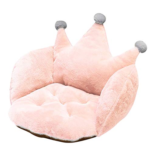 Nesee Chair Cushion Desk Seat Cushions Warm Comfort Sherpa Plush Desk Chair Cushions Relax Waist Backrest Chair Cushions Office Chair Kitchen Chair Recliner Cushion