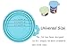 Comtim Pet Food Can Cover Silicone Can Lids for Dog and Cat Food(Universal Size,One fit 3 Standard Size Food Cans),Multi-Colored