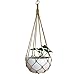 Basketball Holder,Longer Macrame Plant Hanger Hanging Planter Hanging Net Basket Hemp Rope 52 Inch for 10 inch Pot, Pot and Plant Excluded (8LEGS)