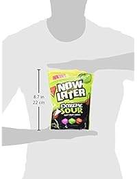 Now & Later Extreme Sour, barra de caramelo masticable, variados, 24 unidades de 2.75 oz
