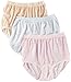 Caroler Nylon Lace Trim Briefs #3945 ASSORTED PASTELS 10