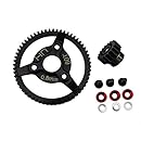 Hot Racing STE260 Steel Pinion and Spur Gear Set (18T/60T 32P)(Red) - Traxxas