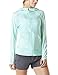 Tesla TM-FSZ02-MNT_X-Small Women's UPF 50+ Hoodie Zip Front Long Sleeve Top Rashguard Swimsuit FSZ02