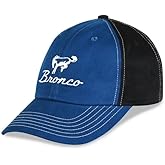 Ford Bronco Official Licensed Logo Embroidered Hat - Adjustable Men's Cap Blue