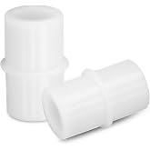 CPAP Hose Coupler, CPAP Connector Tubing for Connecting Two Standard 22mm CPAP Tubing Together, 15mm ID x 22mm OD CPAP Hose Connectors, 2 Pack