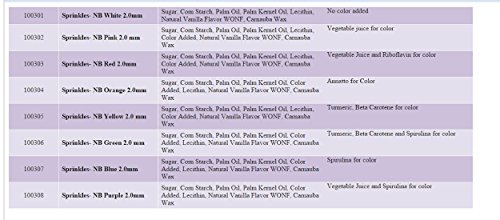 image for Oasis Supply Naturally Brilliant Sprinkles, Naturally Colored, 100% Pu