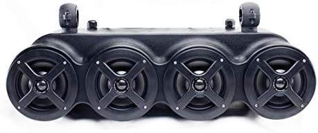 Amplified Bluetooth Sound Bar for Yamaha Viking with 6.5" RGB LED Froghead Ind. Speakers