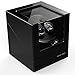 TRIPLE TREE Double Watch Winder [Newly Upgraded], for Automatic Watches, Wood Shell Piano Paint Exterior ，Extremely Silent Motor, Three Dimensional Watch Pillows, Suitable for Ladies and Men's Wrist