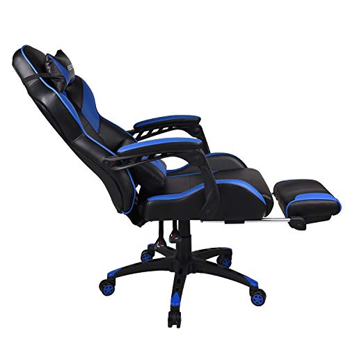 ELECWISH Ergonomic Swivel Video Game Chairs HighBack Office Chair w/PU