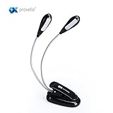 Rechargeable Clip-On LED Booklight - Double-headed, 4 brightness levels with 100% adjustability - Perfect for eco-friendly nighttime reading!