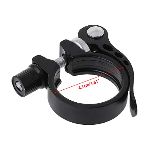 Lergo Aluminum Alloy Seatpost Clamp Quick Release Cycling MTB Bicycle Seat Clamp 34.9mm Internal Diameter Bike Part