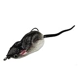 Lowpricenice Soft Rubber Mouse Fishing Lures Baits Top Water Tackle Hooks Bass Bait