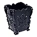 Makeup Brush Holder, PeleusTech Engraved Butterfly Makeup Storage Box Case Brush Pen Holder Organizer - Black