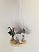Disney Moana Pua And Heihei Pet Pig And Rooster Holiday Christmas Tree Ornament PVC Figure 2