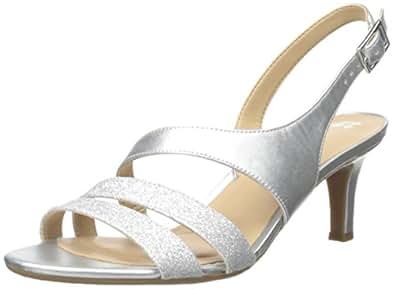 Taimi Heeled Sandal - Silver