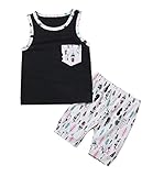 Baby Boys Girl's Summer Cotton Sleeveless T-Shirt