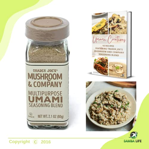 Trader Joe's Mushroom and Company Multipurpose Umami Seasoning Blend,  Includes Trader Joe's Mushroom and Compa