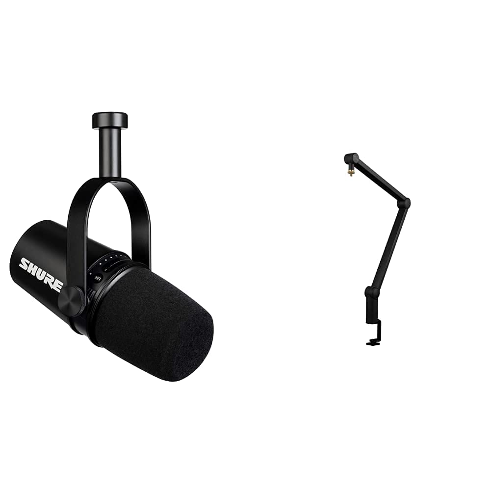 【マイクアームセット】 SHURE MV7 ポッドキャストマイクロホン MV7-K-J ブラック商品画像