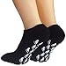 Lantee Non Slip Socks - Casual Floor Hospital Socks with Grips Cotton for Women, Pack of 4