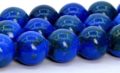 10mm Blue Green Rain Flower Jade Beads Grade Round Loose Beads 15.5'' Crafting Key Chain Bracelet Necklace Jewelry Accessories Pendants