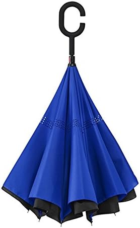 Impliva , Unisex Pocket Umbrella Blue Black/Blue One Size