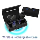 Cobble Pro True Wireless Earbuds BT 5.0 Earphones in-Ear HD Stereo Sound Headphones with Charging Case Support Wireless Charge, Auto Power On and Pairing, Dual Built-in Mic, 30H Playtime, Sweatproof