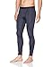 TSLA TM-MUP19-CHC_Medium Men's Compression Pants Baselayer Cool Dry Sports Tights Leggings MUP19