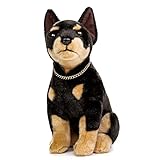 double bread Realistic Doberman Dog Plush Toy
