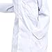 CLanItris America Kids Unisex Lab Coat for Scientist Role Play Costume Set - Soft Touch (Medium,White)