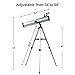 ToyerBee Telescope 76mm Aperture 700MM, with 3 Eyepieces H20mm H12.5mm H4mm&Tripod&Finder Scope&Moon Mirror, 70X-350X Magnification- Reflector Telescope for Kids& Students&Adults&Astronomy Beginners