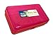 BAZIC Plastic Pencil Case Utility Storage Box, Glitter Bright Color, Multi Purpose Organizer for Pens Pencils, 4-Pack