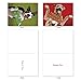 The Best Card Company, Dog Big Thanks - 10 Thank You Cards Boxed (4 x 5.12 Inch) - Bulk Assortment of Pet Dog Thank Yous M2369TYG
