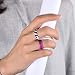 MOKANI Silicone Wedding Ring for Women, 7/4/1 Pack Bohemian Thin Rubber Band, Fashion, Colorful, Comfortable fit, Skin Safe