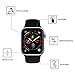 [2-Pack] Apple Watch serie 4 44MM Screen Protector, Huaiun [9H Hardness] [Anti-Scratches] [Anti-Fingerprint] Tempered Glass Screen Protector Film Compatible Watch serie 4 44MM [Black]