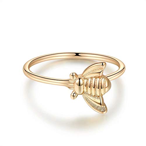 Memorjew Bee Belly Button Ring for Women, 925 Sterling Silver 20g Small