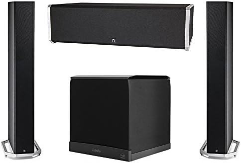 Definitive Technology 3.1 System with 2 BP9060 Tower Speakers, 1 CS9040 Center Channel Speaker, 1 Definitive Technology SuperCube 6000 Powered Subwoofer