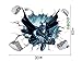 Batman Through-Wall Stickers With Decor Decal Art Removable Vinyl Home Art Decor For Kids Nursery Bedroom